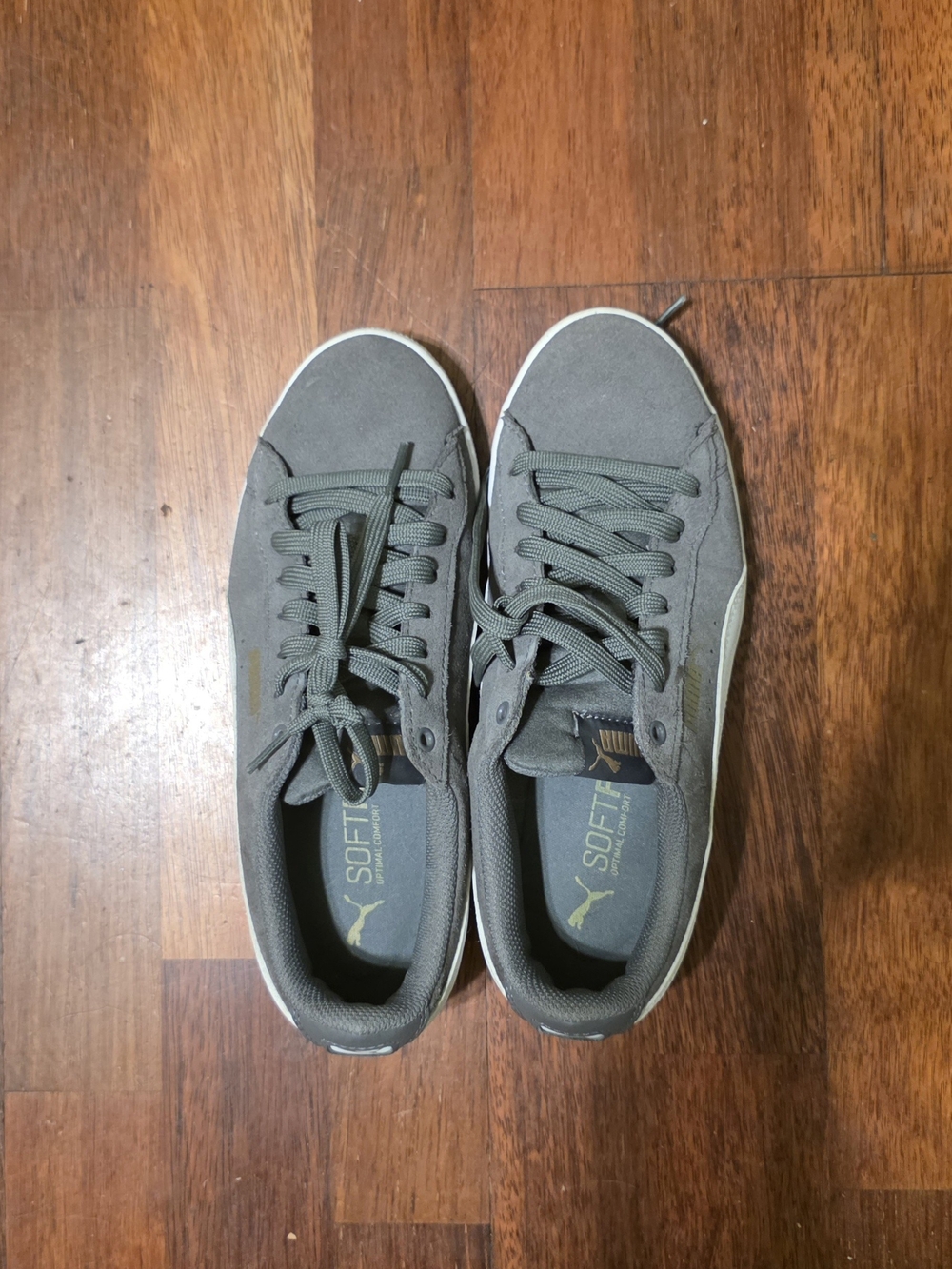 Puma Men’s Gray Low-Top SoftFoam Sneakers
